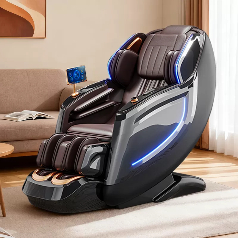 Luxury Modern Zero Gravity Electric Massage Chair with Kneading & Foot Shiatsu thumbnail 6